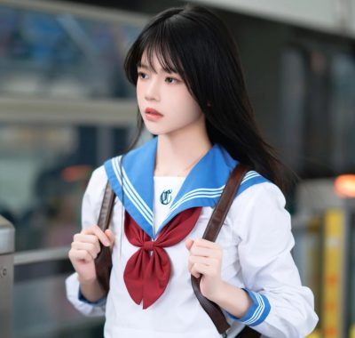 美图欣赏丨Coser桜桃喵:NO.0220-地铁JK[33P-527MB]