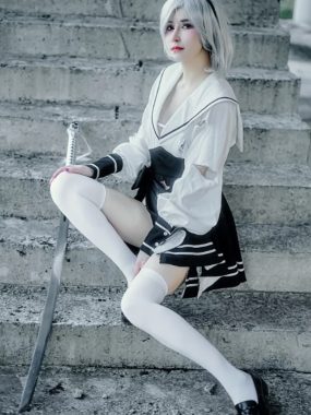 Coser鹿八岁baby:NO.080-尼尔：机械纪元 2B废墟[33P-1V-361.9M]