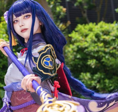 雷鸣降世永恒绽放：Kuku Kureha原神·雷电将军cos闪耀池袋