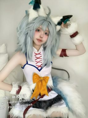 美图欣赏丨Coser_rua阮阮(幼犬日记):NO.018-刹那[18P1V-46MB]