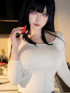 美图欣赏丨Coser樱梨梨:NO.016-雏田的婚后生活[30P-124MB]