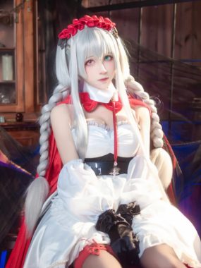 Coser_Tomoyo酱:NO.039-碧蓝航线 埃尔宾小红帽[30P-172MB]