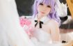Coser焖焖碳演绎独角兽婚纱cos,25张169.5M视觉盛宴