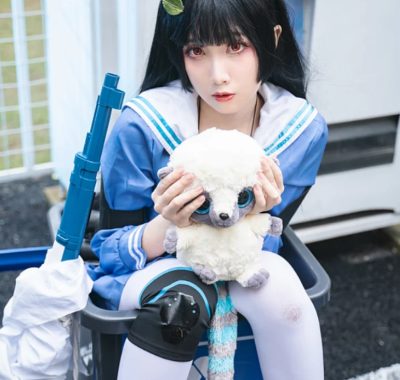 美图欣赏丨Coser小和甜酒:NO.008-蔚蓝档案 霞沢美游[82P-0.98GB]